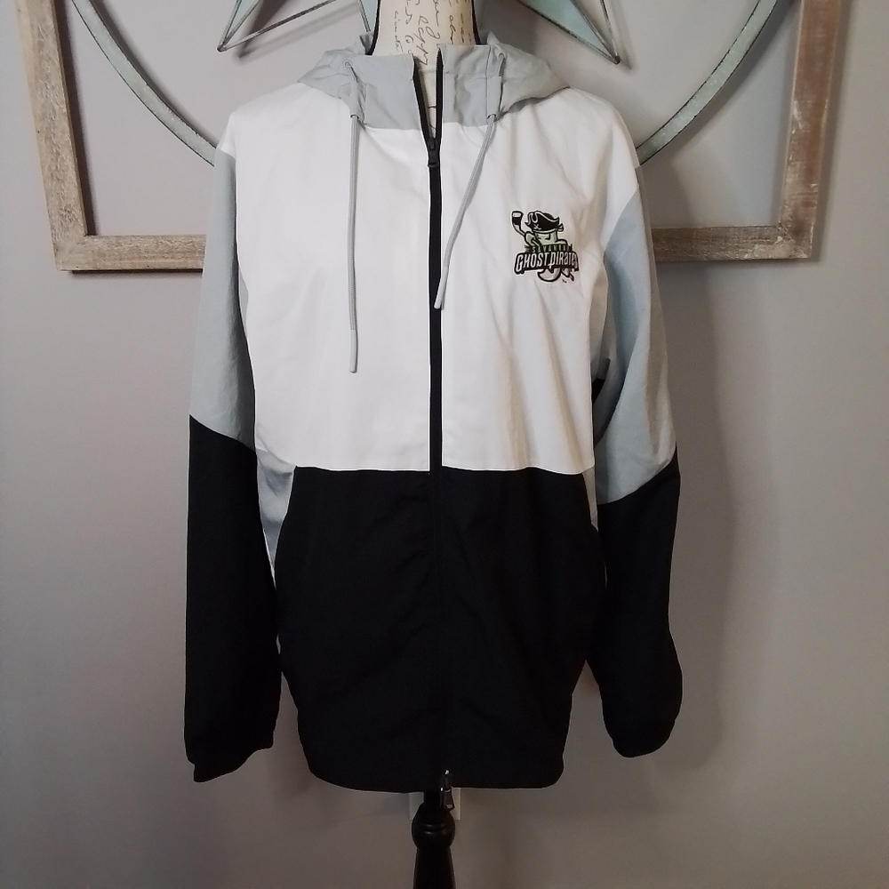 Under Armour Full-Zip Hooded Colorblock Jacket Savannah Ghost Pirates Hockey - L